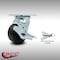 Service Caster 4 Inch SS Polyolefin Caster with Roller Bearing and Brake/Swivel Lock SCC SCC-SS30S420-POR-TLB-BSL - alternate 2